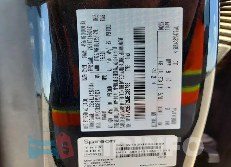 1FT7W2BT2MEC88788 Photo# 12