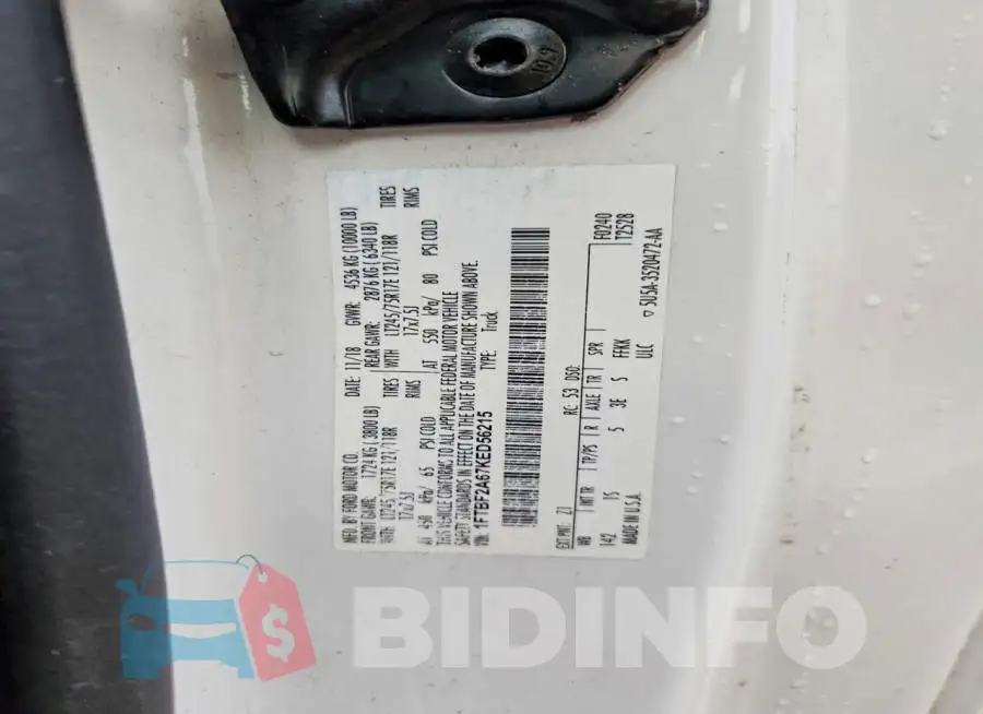 1FTBF2A67KED56215 Photo# 12