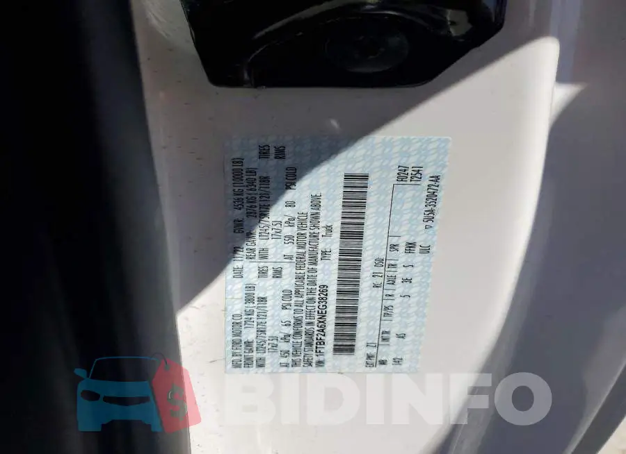 1FTBF2A6XNEG38269 Photo# 13