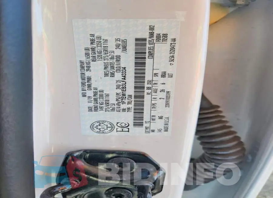1FTEW1EB3LFA43334 Photo# 12