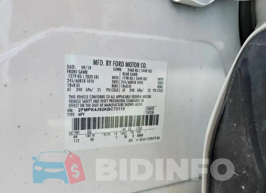 2FMPK4J92KBC73113 Photo# 13