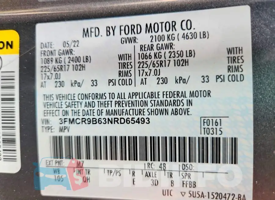 3FMCR9B63NRD65493 Photo# 13
