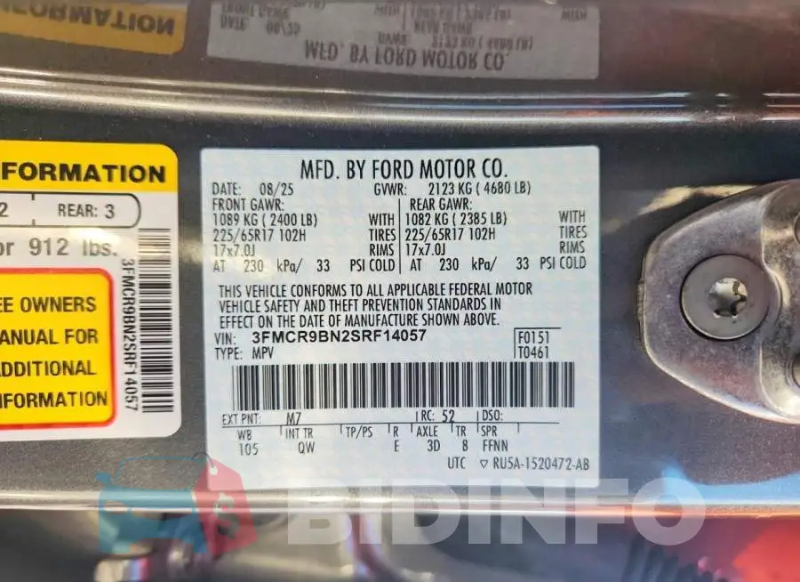3FMCR9BN2SRF14057 Photo# 12