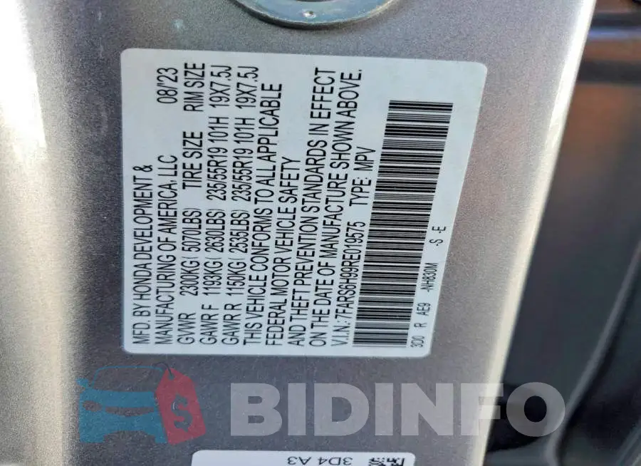 7FARS6H99RE019575 Photo# 13