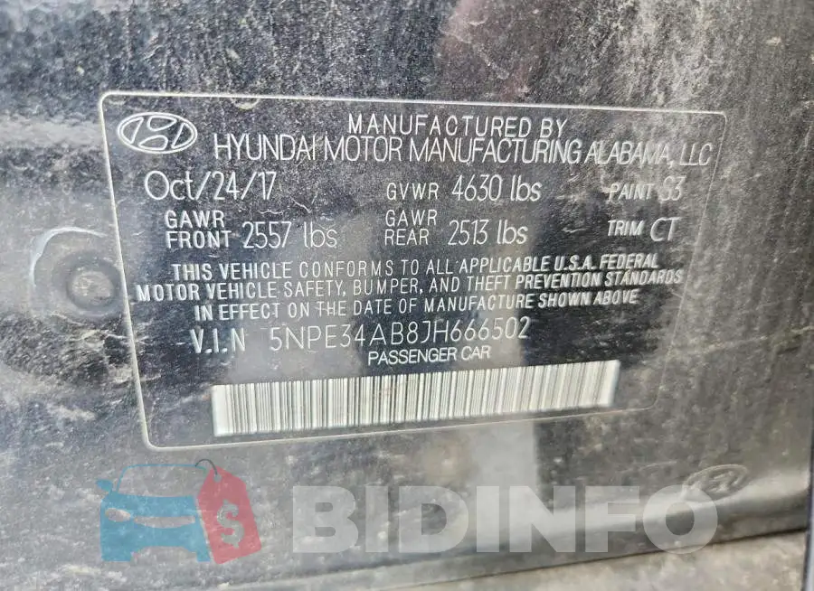 5NPE34AB8JH666502 Photo# 12