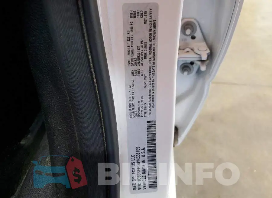 1C6SRFFT4PN538109 Photo# 13