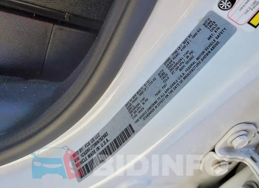 1C6SRFJT3MN782983 Photo# 12