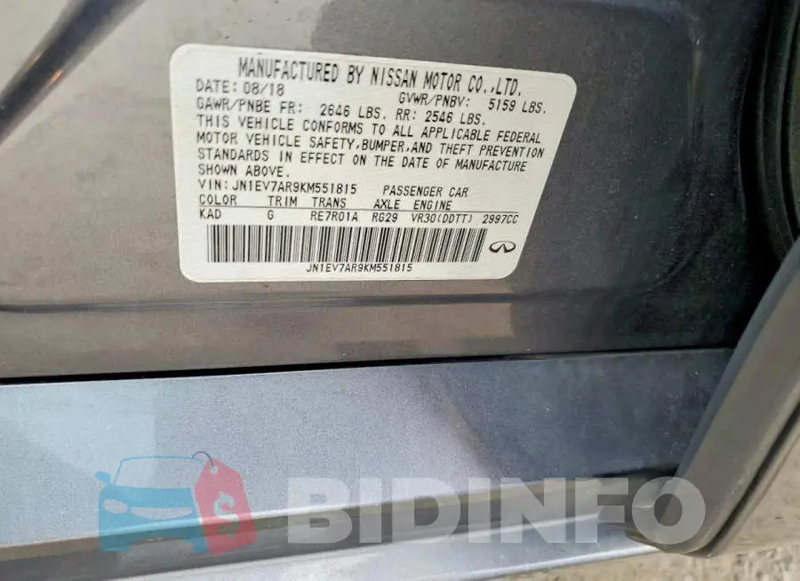 JN1EV7AR9KM551815 Photo# 12