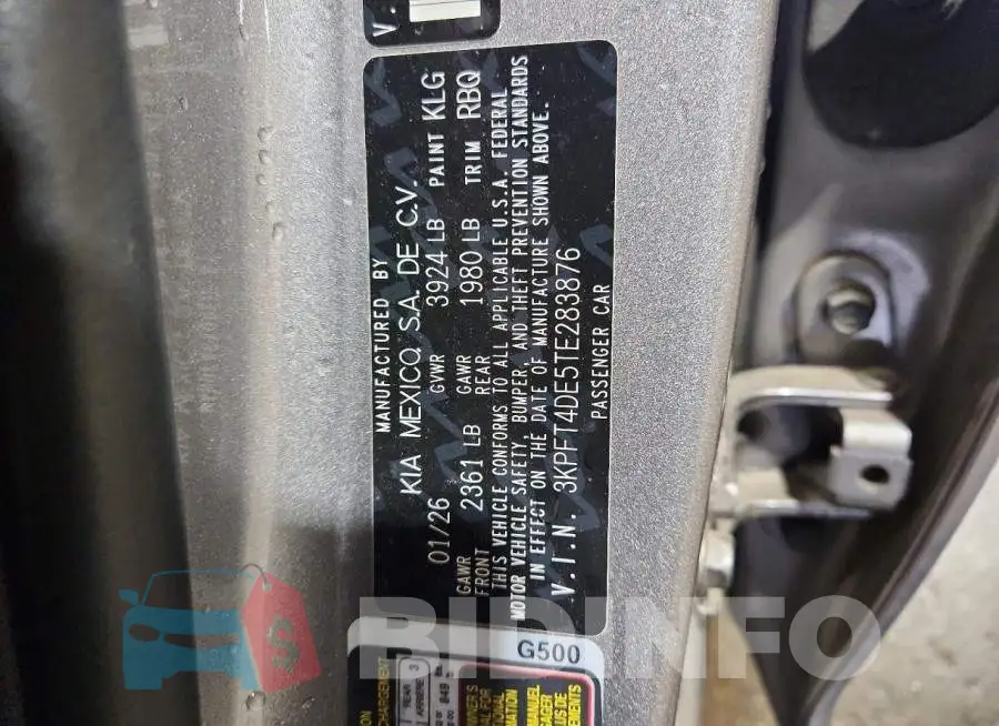 3KPFT4DE5TE283876 Photo# 13