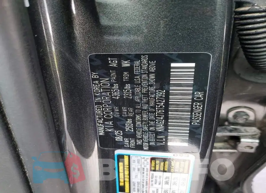 KNAG24J76T5427392 Photo# 13