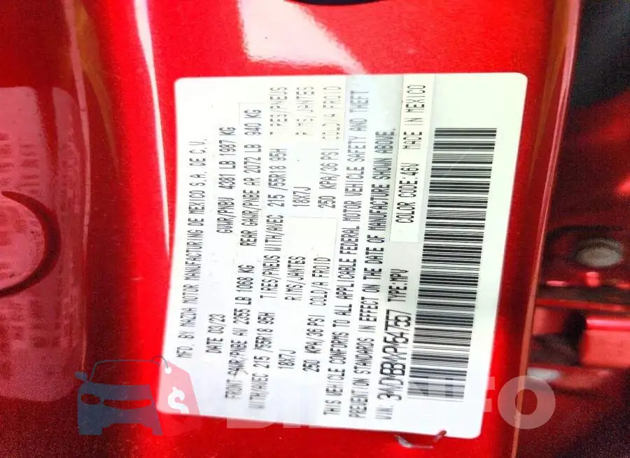 3MVDMBBMXPM547557 Photo# 13