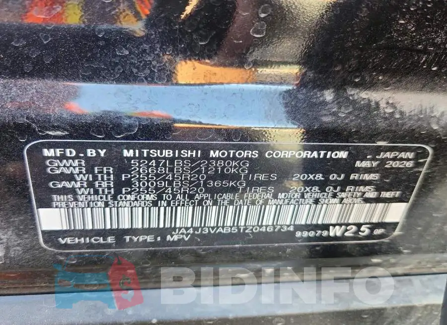 JA4J3VAB5TZ046734 Photo# 13