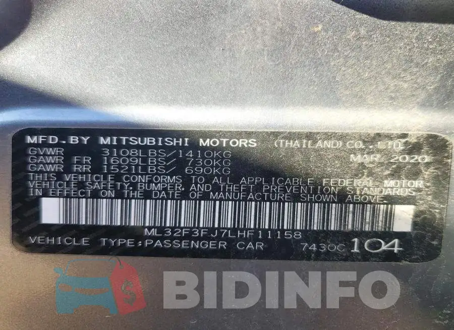 ML32F3FJ7LHF11158 Photo# 12
