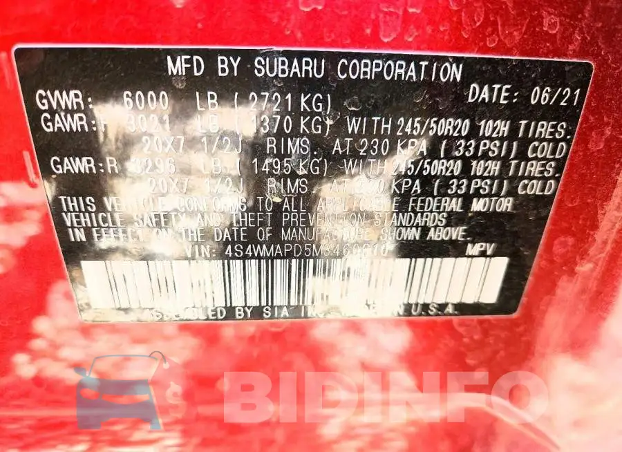 4S4WMAPD5M3460610 Photo# 13