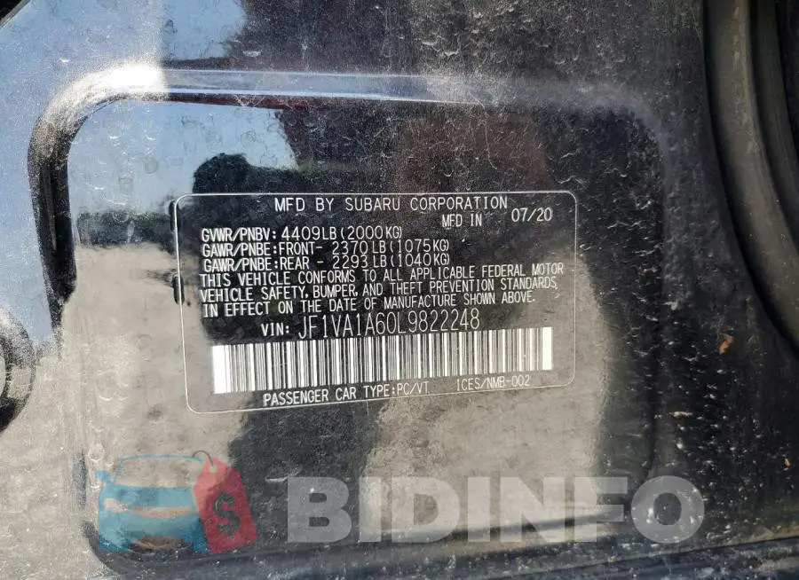 JF1VA1A60L9822248 Photo# 13