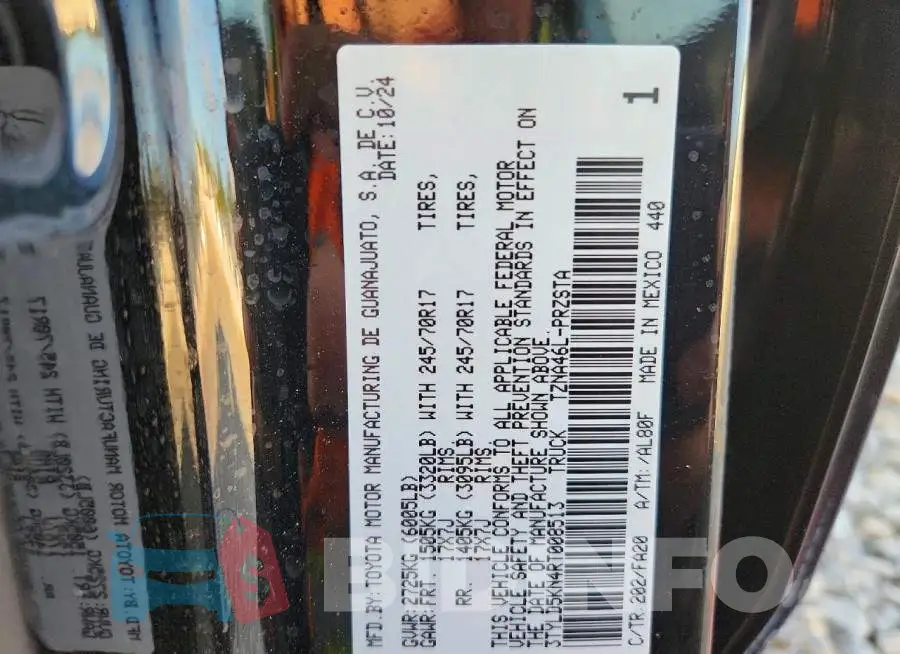 3TYLD5KN4RT008513 Photo# 13