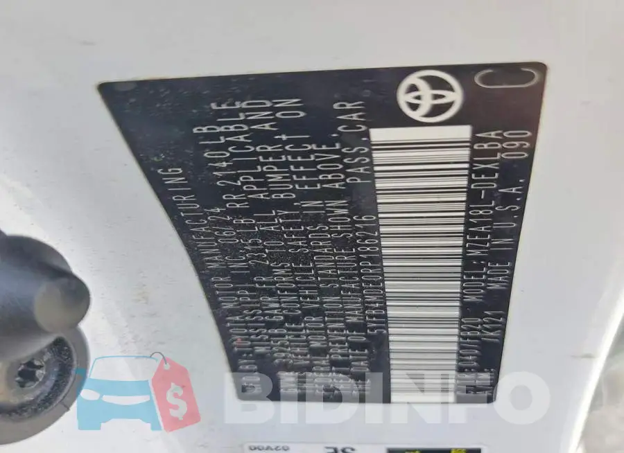 5YFB4MDE0RP186216 Photo# 12