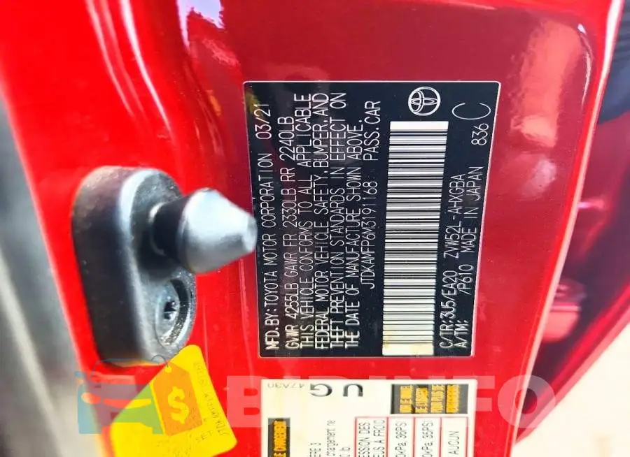 JTDKAMFP6M3191168 Photo# 12