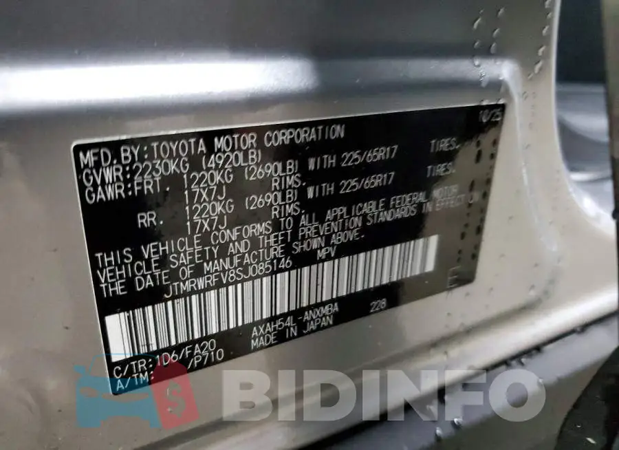JTMRWRFV8SJ085146 Photo# 13