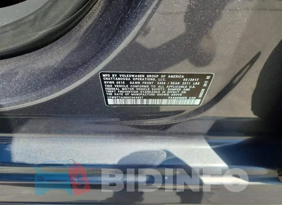 1VWDT7A35HC064827 Photo# 12