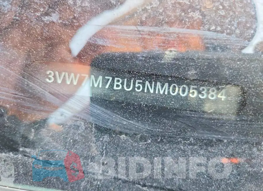 3VW7M7BU5NM005384 Photo# 12