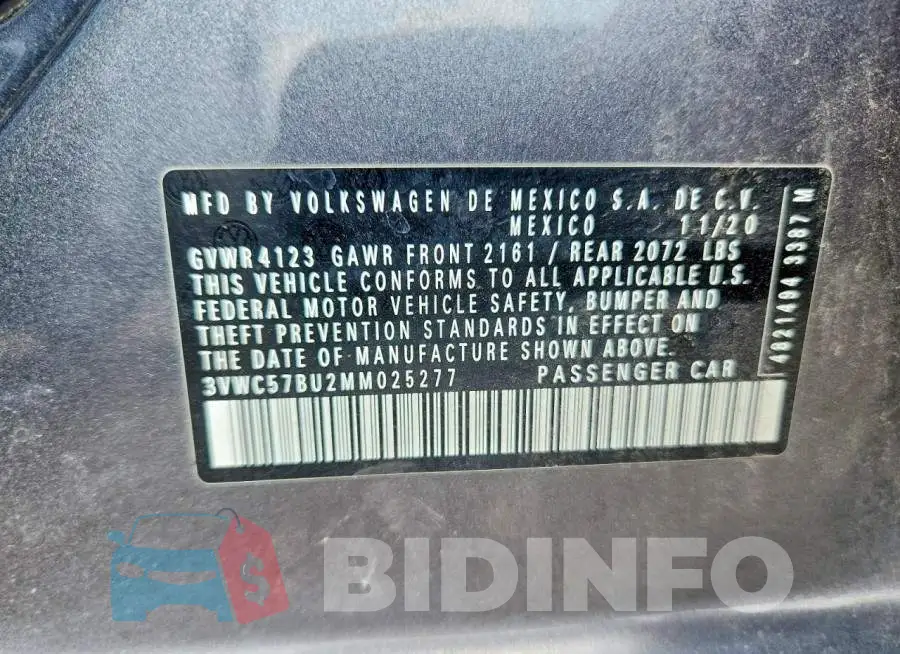 3VWC57BU2MM025277 Photo# 12