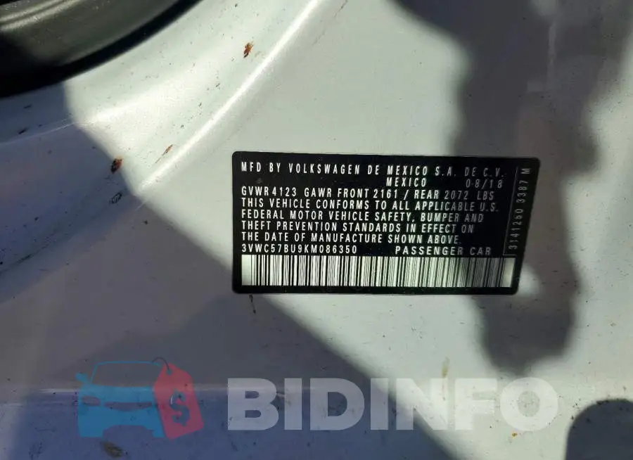 3VWC57BU9KM086350 Photo# 12
