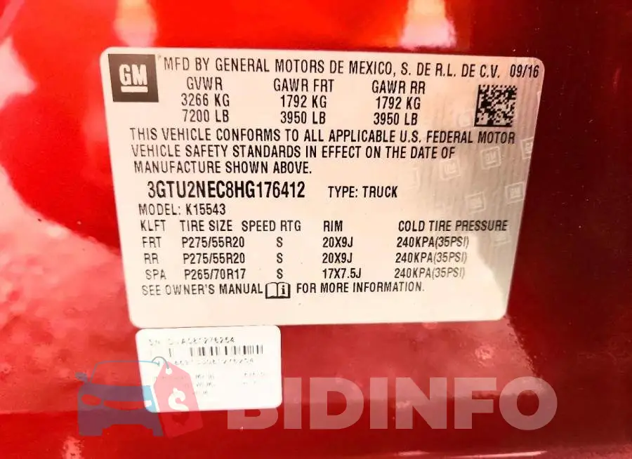 3GTU2NEC8HG176412 Photo# 12