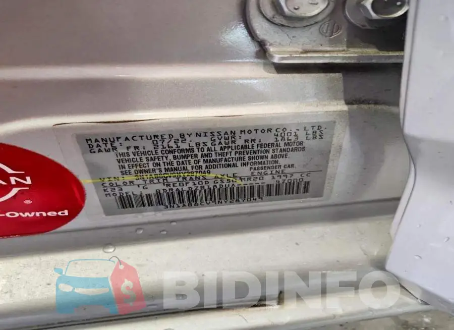 3N1AB8CV9NY287049 Photo# 12