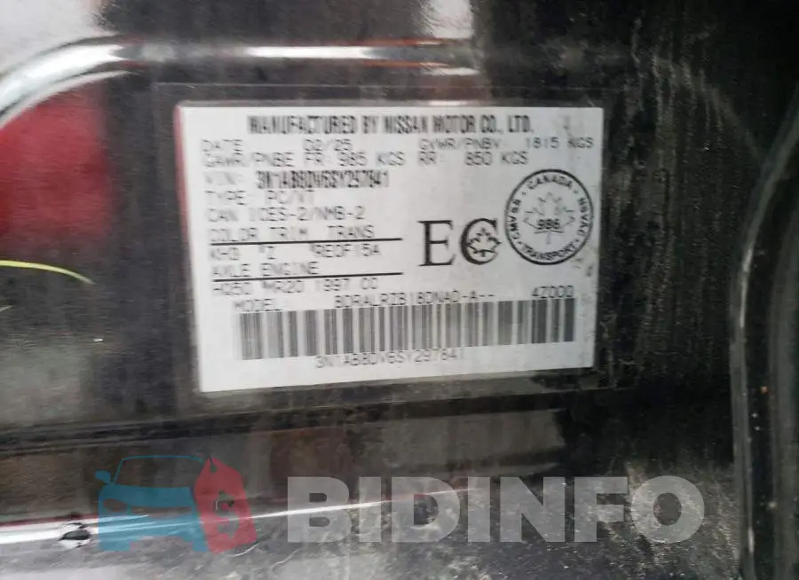 3N1AB8DV6SY297841 Photo# 13