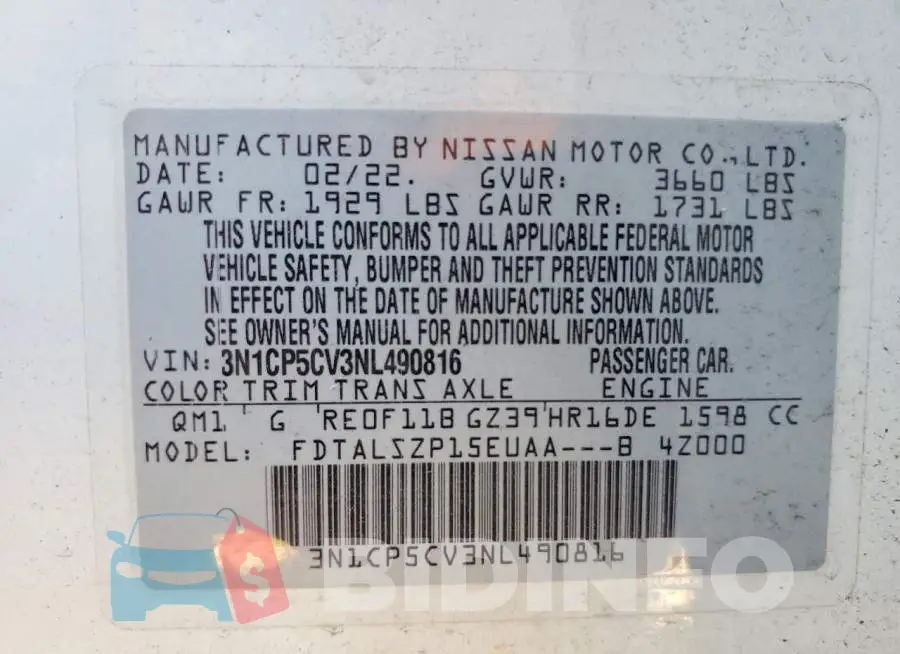3N1CP5CV3NL490816 Photo# 12