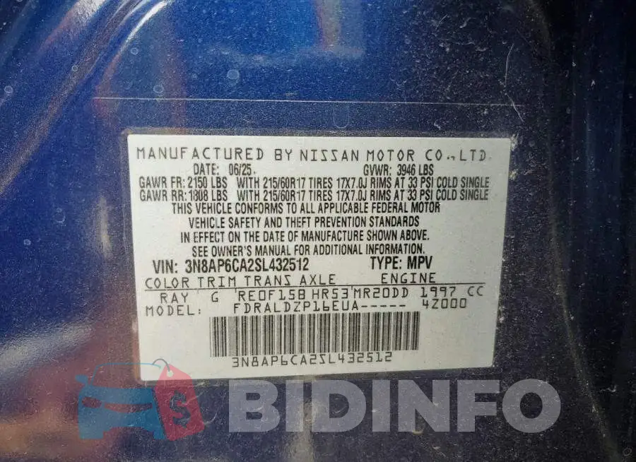 3N8AP6CA2SL432512 Photo# 12