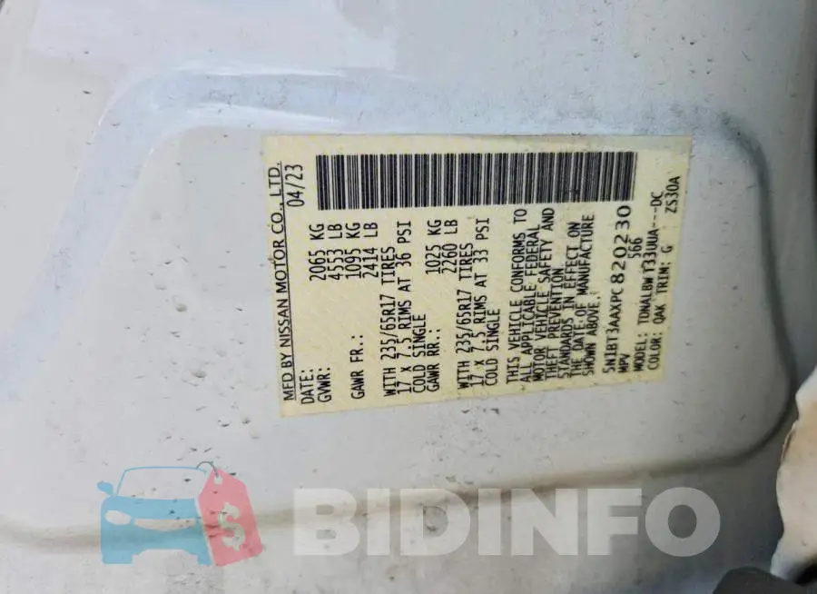 5N1BT3AAXPC820230 Photo# 13