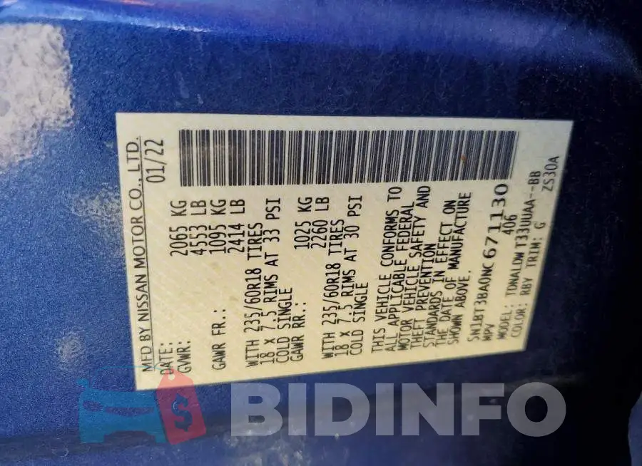 5N1BT3BA0NC671130 Photo# 13