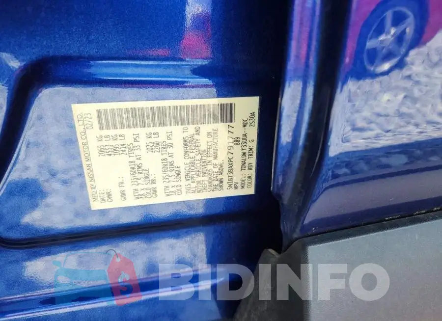 5N1BT3BAXPC791777 Photo# 13