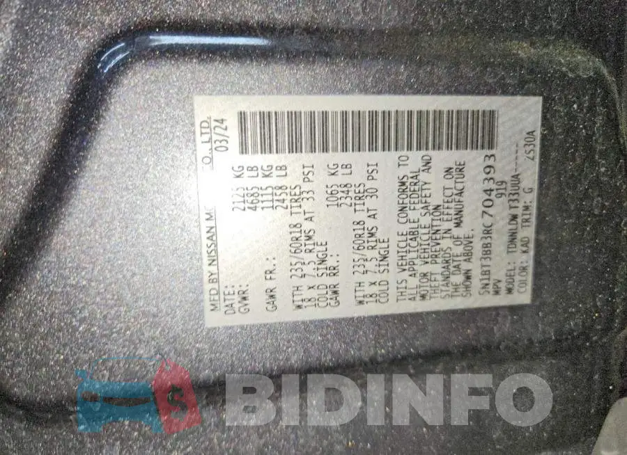 5N1BT3BB3RC704393 Photo# 13