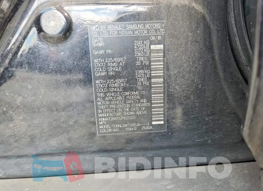 KNMAT2MV0JP621325 Photo# 13