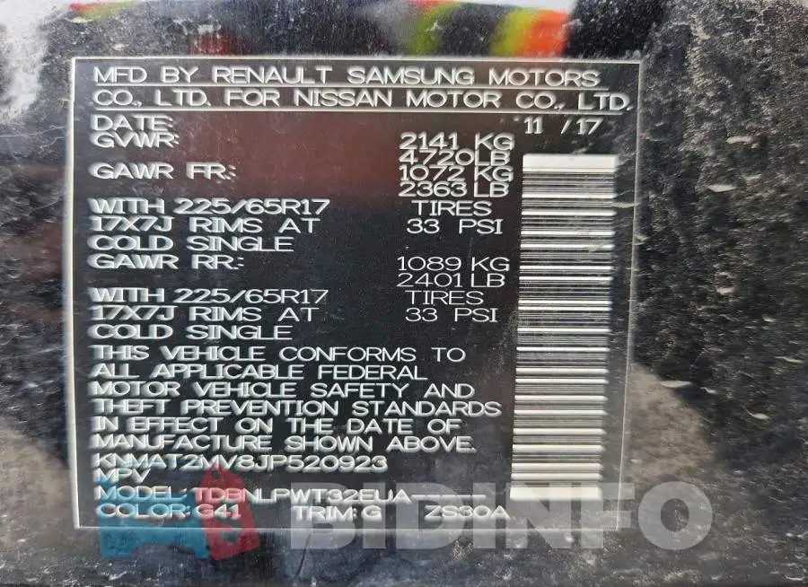 KNMAT2MV8JP520923 Photo# 13