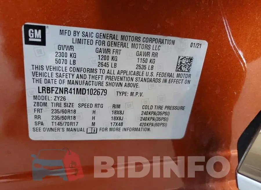 LRBFZNR41MD102679 Photo# 12