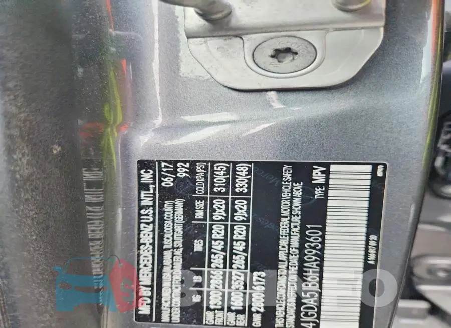 4JGDA5JB6HA993601 Photo# 13