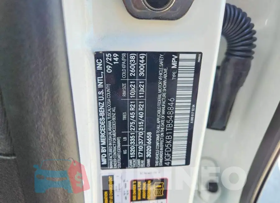 4JGFD5KB1TB548846 Photo# 12