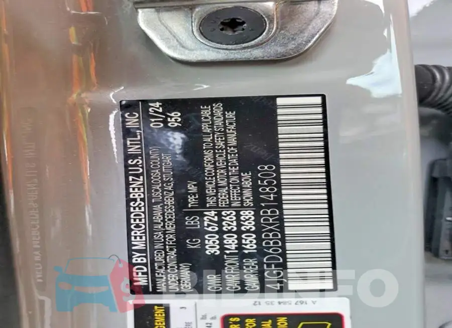 4JGFD6BBXRB148508 Photo# 13