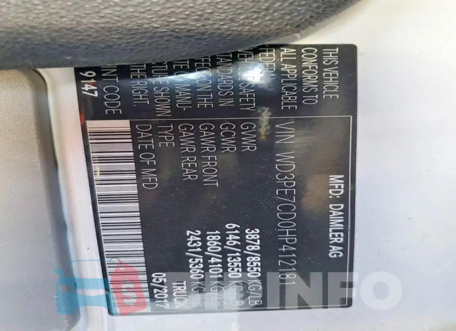 WD3PE7CD0HP412181 Photo# 14