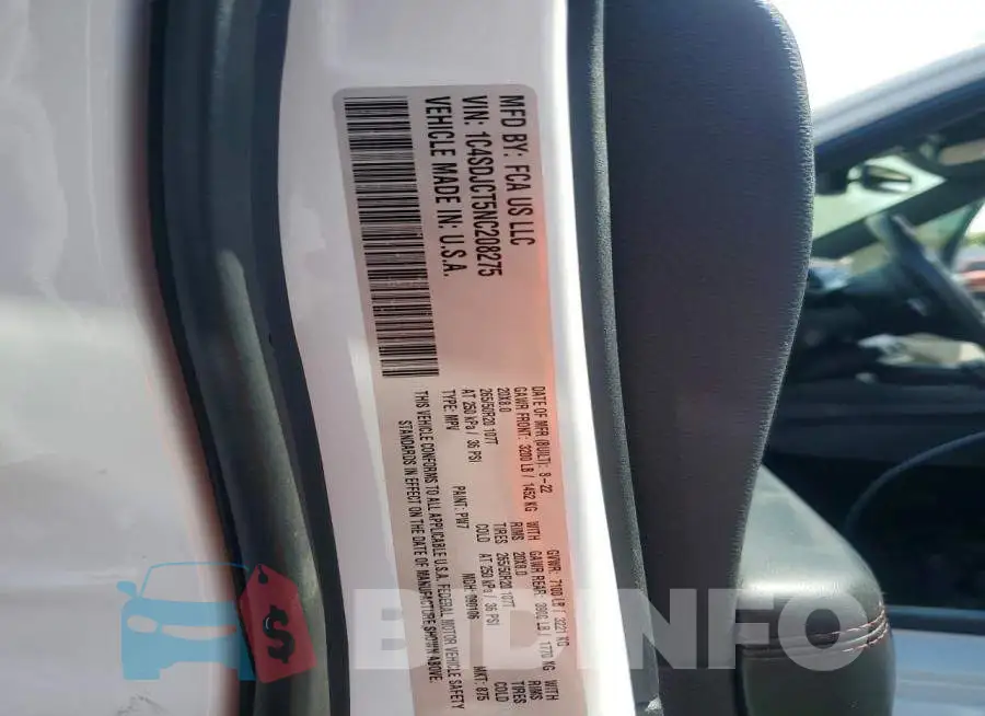 1C4SDJCT5NC208275 Photo# 13