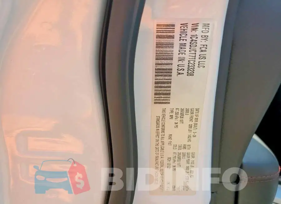 1C4SDJCT7TC233238 Photo# 13