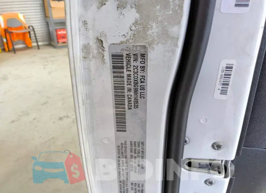 2C3CDXBG9NH149535 Photo# 12