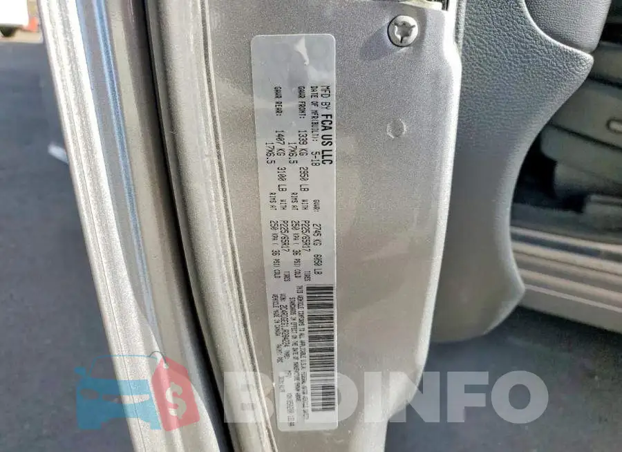 2C4RDGEG1JR284224 Photo# 13