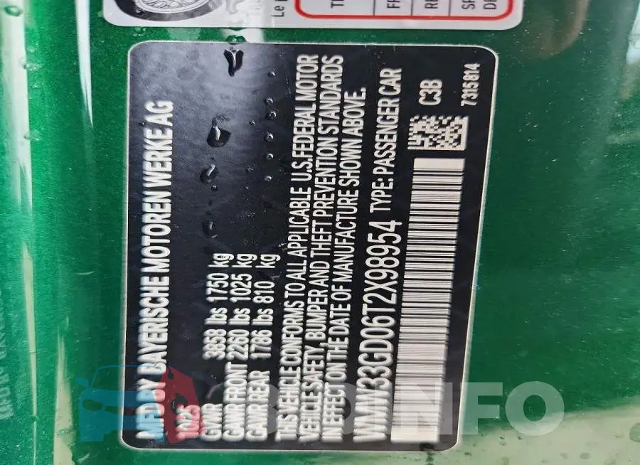 WMW33GD06T2X98954 Photo# 13