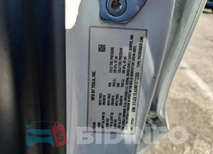 5YJ3E1EA6MF873393 Photo# 12