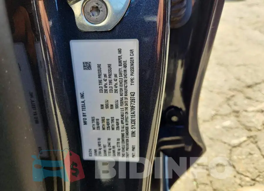 5YJ3E1EA7RF739743 Photo# 12